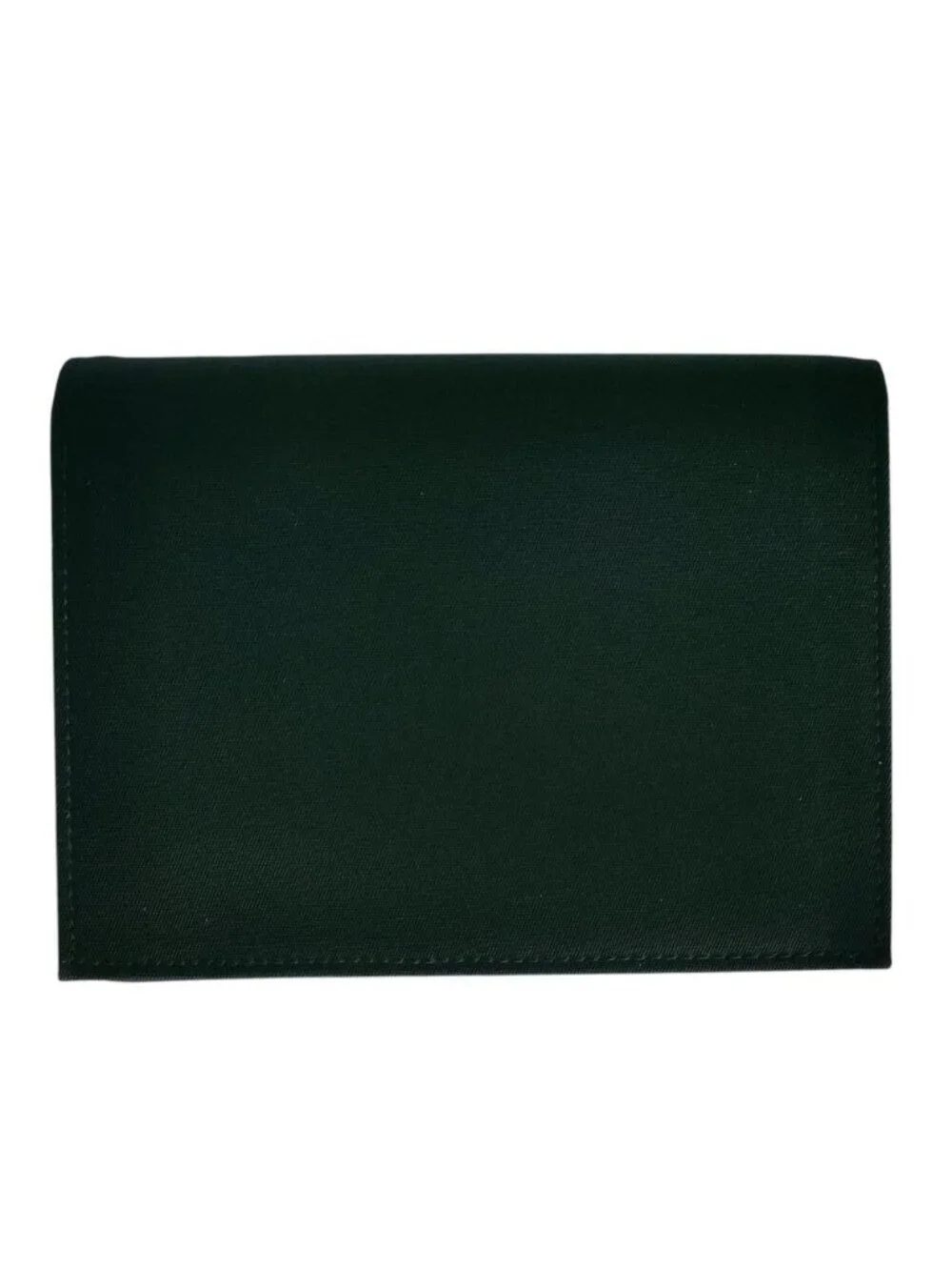 Prada Nylon Saffiano Leather Compact Wallet Bifold Black